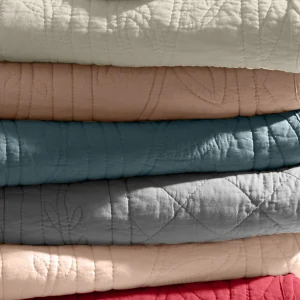 luxe soldes Blancheporte Housse Coussin Unie Style Boutis Cassandre 9