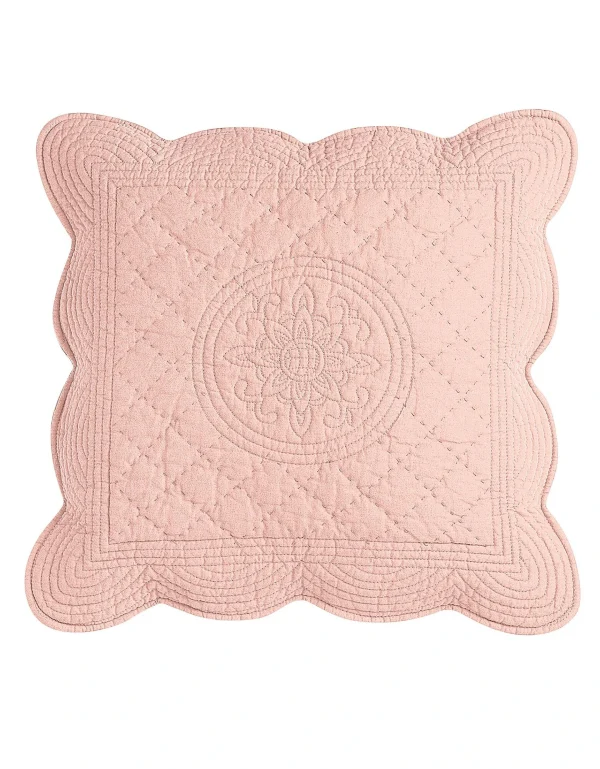 en ligne Blancheporte Housse Coussin Unie Style Boutis Cassandre 1