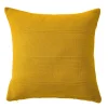 Blancheporte Housse Coussin Unie Coton Tissage Artisanal – Lot De 2 mode pas chere 17
