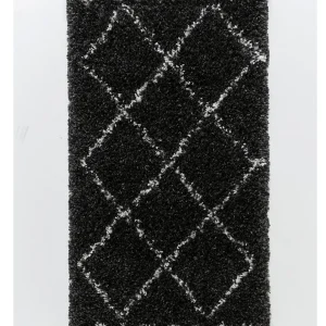 Blancheporte Tapis Rectangulaire Saoura Noir Nouvelle tendance 9