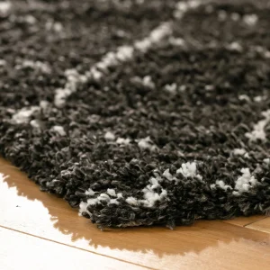 Blancheporte Tapis Rectangulaire Saoura Noir Nouvelle tendance 11