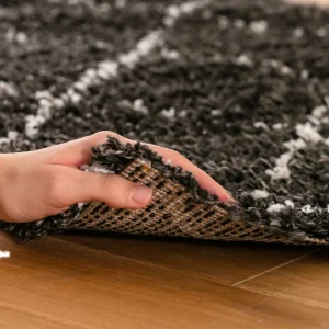 Blancheporte Tapis Rectangulaire Saoura Noir Nouvelle tendance 15