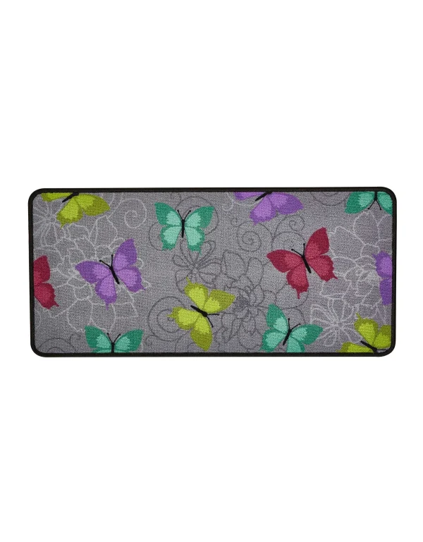 marque pas cher en ligne Blancheporte Tapis Cuisine Imprimé Papillons 3
