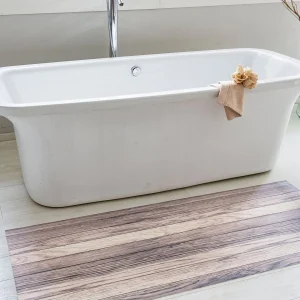 soldes luxe Blancheporte Tapis Vinyle Effet Parquet Cérusé 9