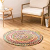 Blancheporte Tapis Rond En Jute Et Coton Top ventes 13