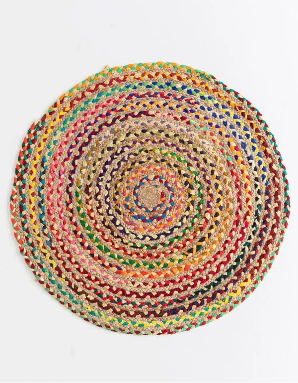Blancheporte Tapis Rond En Jute Et Coton Top ventes 5