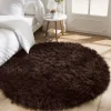 à prix imbattables Blancheporte Tapis Rond Poils Longs 11