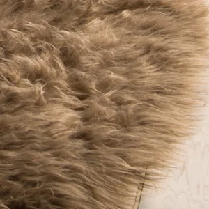 luxe soldes Blancheporte Tapis Rond Poils Longs 6