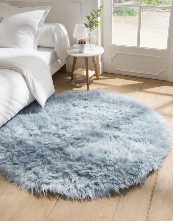 Blancheporte Tapis Rond Poils Longs prix le plus bas 1