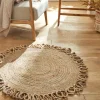 Paiement sécurisé Blancheporte Tapis Rond Jute Naturelle Contour Bouclette 16