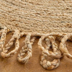 Paiement sécurisé Blancheporte Tapis Rond Jute Naturelle Contour Bouclette 10