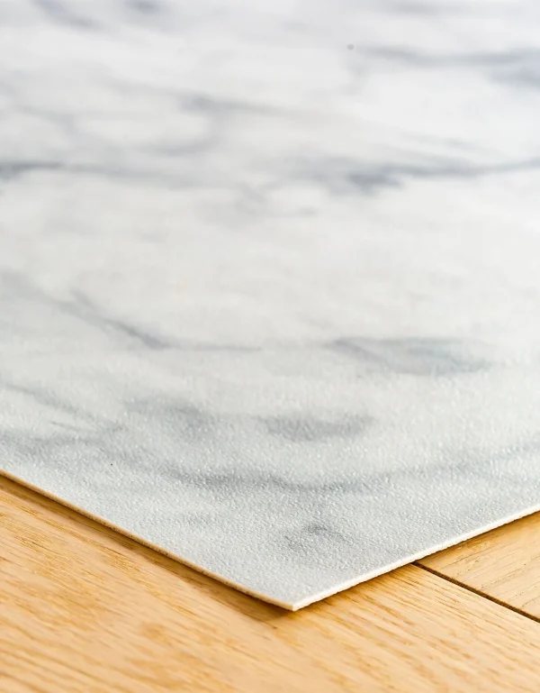 Blancheporte Tapis Vinyle Effet Marbre Blanc Acheter 4