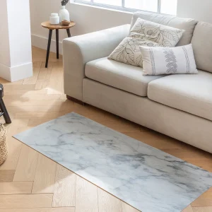 Blancheporte Tapis Vinyle Effet Marbre Blanc Acheter 14
