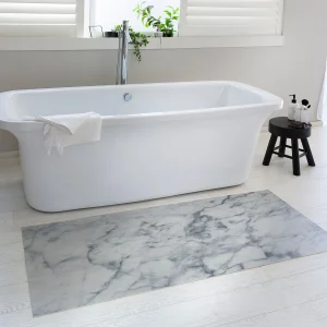 Blancheporte Tapis Vinyle Effet Marbre Blanc Acheter 18