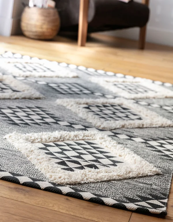 Blancheporte Tapis Imprimé Tufté Eko Noir/naturel Livraison gratuite 3