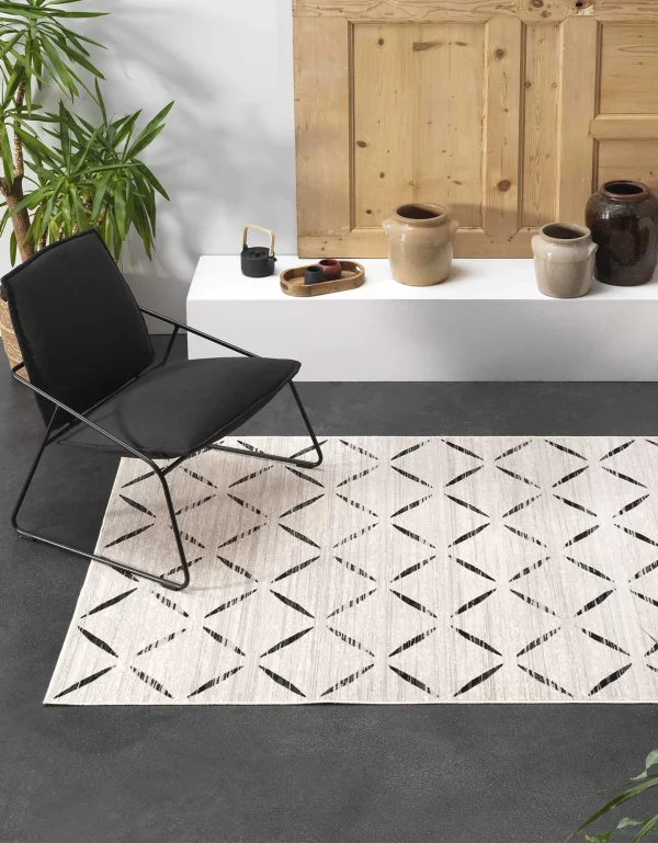 Blancheporte Tapis Rectangulaire Motif Graphique à prix promos 1