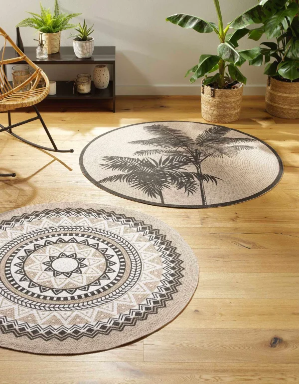 Blancheporte Tapis Rond Imprimé Palmiers Service Clients Dédié 3