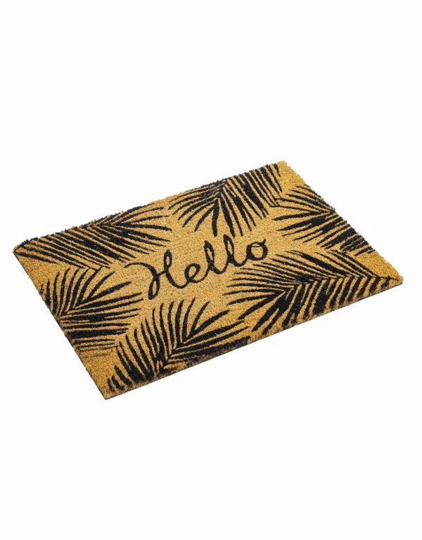 Large choix en ligne Blancheporte Paillasson Coco Imprimé Hello 1