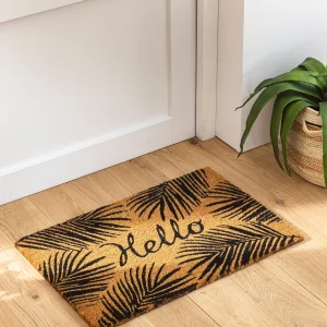 Large choix en ligne Blancheporte Paillasson Coco Imprimé Hello 9