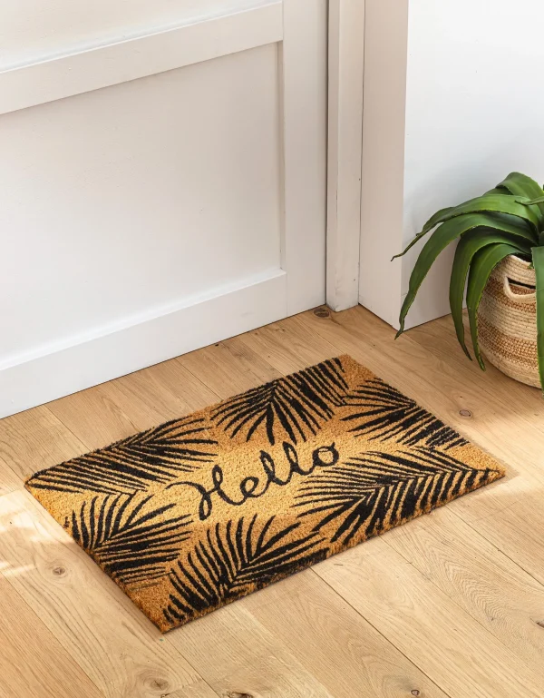 Large choix en ligne Blancheporte Paillasson Coco Imprimé Hello 4