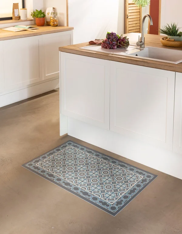 grande popularité Blancheporte Tapis Vinyle Effet Carreaux De Ciment 1