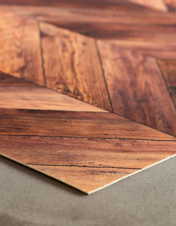 qualité supérieure Blancheporte Tapis Vinyle Effet Parquet Chevrons 4