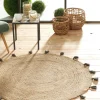 Blancheporte Tapis Finition Pompons – Rond Couleurs variées 14