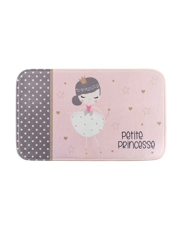 nouveau produit Blancheporte Tapis Enfant Velours Imprimé Princesse étoiles – Rectangulaire 1
