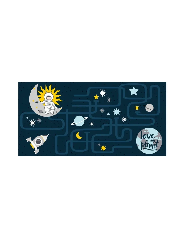 meilleur service Blancheporte Tapis Enfant Imprimé étoiles – Rectangulaire 1