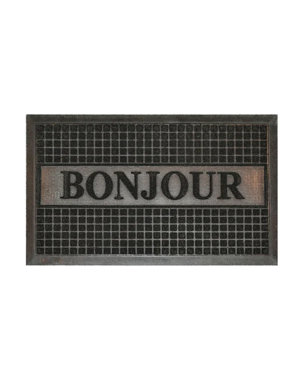 Blancheporte Tapis Entrée Antipoussière “bonjour” – Rectangulaire meilleure qualité 3