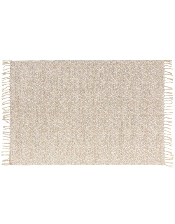 Blancheporte Tapis Rectangulaire Finition Franges, Motif Feuillage acheter 4