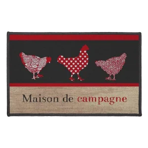 Blancheporte Tapis Cuisine Anti-poussière Rectangulaire, Imprimé Poules excellente qualité 7