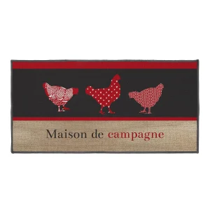 Blancheporte Tapis Cuisine Anti-poussière Rectangulaire, Imprimé Poules excellente qualité 9