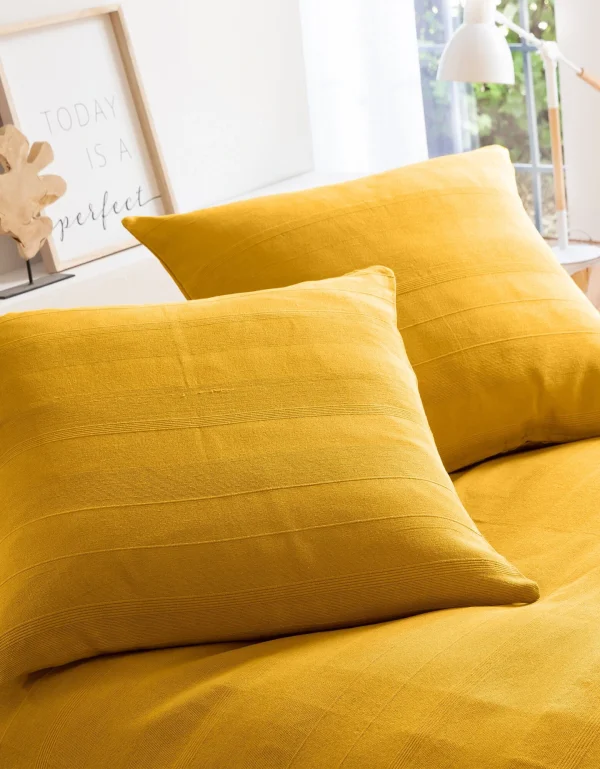 Officielle Blancheporte Plaid Ou Jeté Uni Coton Tissage Artisanal 4