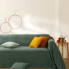 Blancheporte Plaid Ou Jeté Uni Coton Tissage Artisanal à prix réduits 10