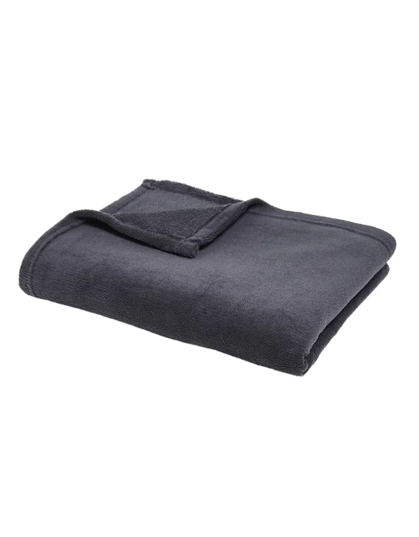 prix pas cher Blancheporte Plaid Polaire Toucher Peluche 1