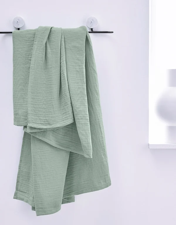 Pas Cher soldes France Blancheporte Plaid Uni Ou Jeté De Canapé Gaze De Coton 1