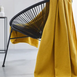 ﻿soldes Blancheporte Jeté De Canapé Ou Plaid Uni Nid D’abeille – Coton 6