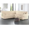 Blancheporte Housse Gaufrée Bi-extensible Spéciale Canapé D’angle luxe soldes 7