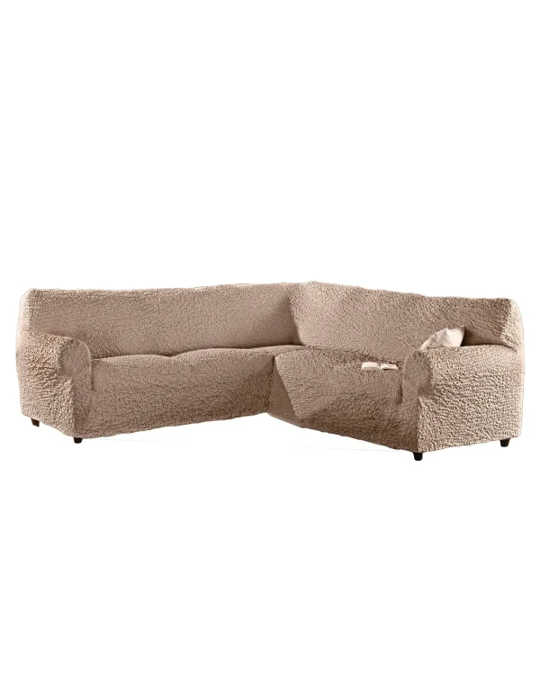 Top ventes Blancheporte Housse Gaufrée Bi-extensible Spéciale Canapé D’angle 1