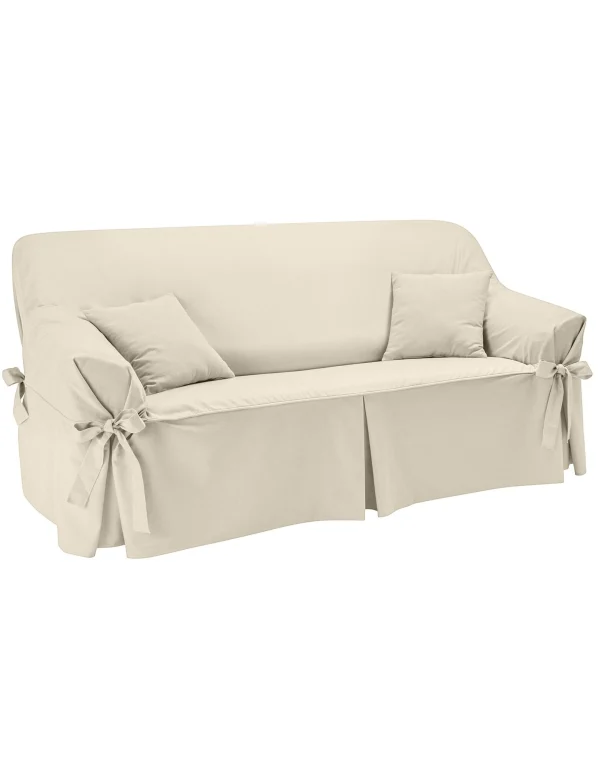 mode pas cher Colombine Housse Bachette Coton Uni Nouettes Fauteuil Canapés 1
