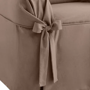 marque moins cher Colombine Housse Bachette Coton Uni Nouettes Fauteuil Canapés 12