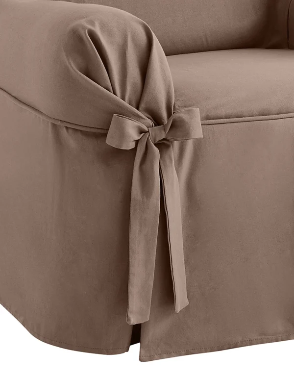 marque moins cher Colombine Housse Bachette Coton Uni Nouettes Fauteuil Canapés 5