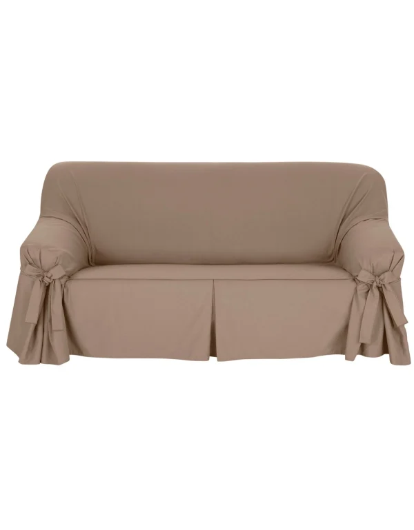 marque moins cher Colombine Housse Bachette Coton Uni Nouettes Fauteuil Canapés 1