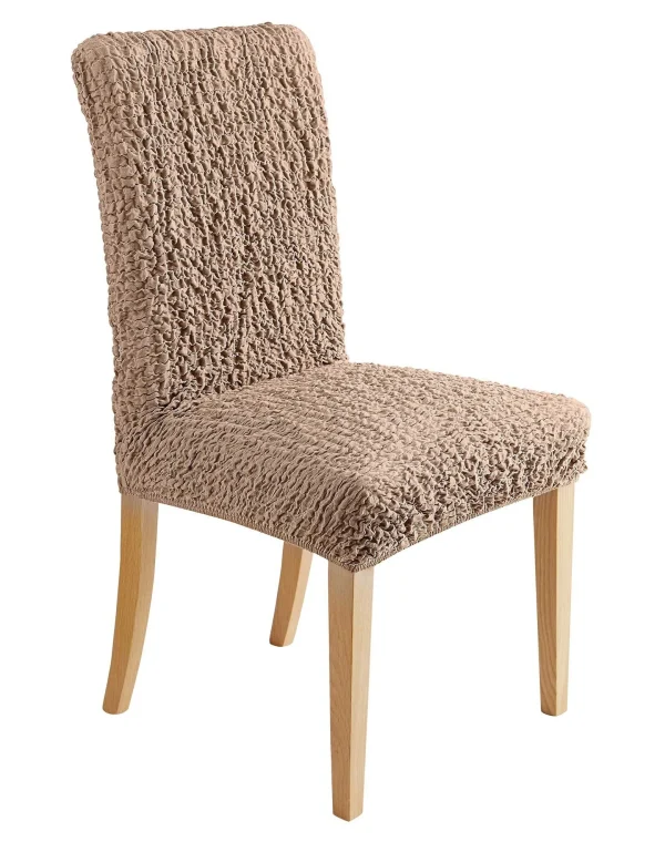 boutique en ligne Blancheporte Housse Chaise Unie Gaufrée Bi-extensible 1