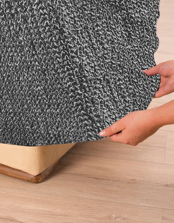 achat pas cher Blancheporte Housse Bi-extensible Imprimée Gaufrée Pour Fauteuil Et Canapé 4