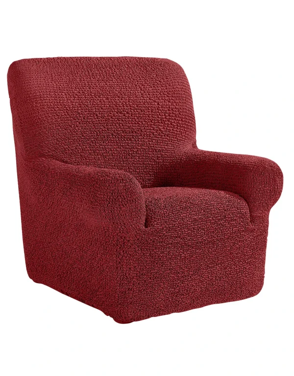 boutique pas cher Blancheporte Housse Bi-extensible Imprimée Gaufrée Pour Fauteuil Et Canapé 4
