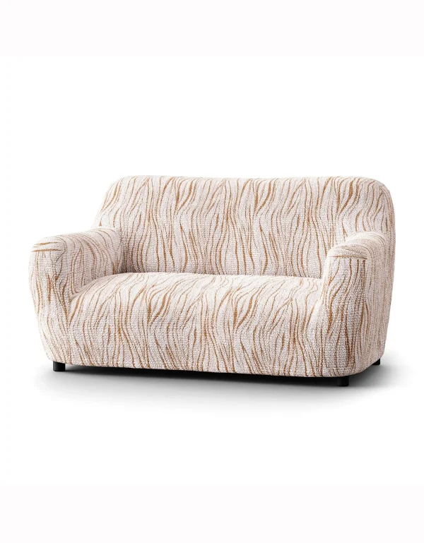 Blancheporte Housse Bi-extensible Microfibre Imprimé Vagues Pour Fauteuil Et Canapé site pas cher 1