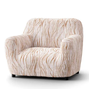Blancheporte Housse Bi-extensible Microfibre Imprimé Vagues Pour Fauteuil Et Canapé site pas cher 13