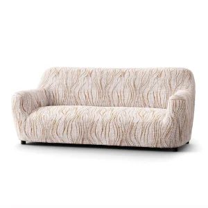 Blancheporte Housse Bi-extensible Microfibre Imprimé Vagues Pour Fauteuil Et Canapé site pas cher 15